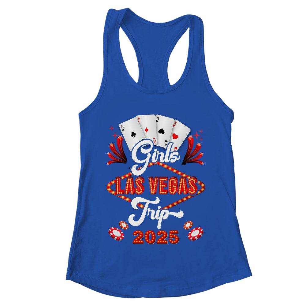 Girls Las Vegas Trip 2025 Family Squad Vacation Matching Shirt & Tank Top | teecentury