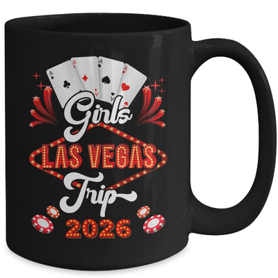Girls Las Vegas Trip 2026 Family Squad Vacation Matching Mug | teecentury