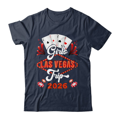 Girls Las Vegas Trip 2026 Family Squad Vacation Matching Shirt & Tank Top | teecentury