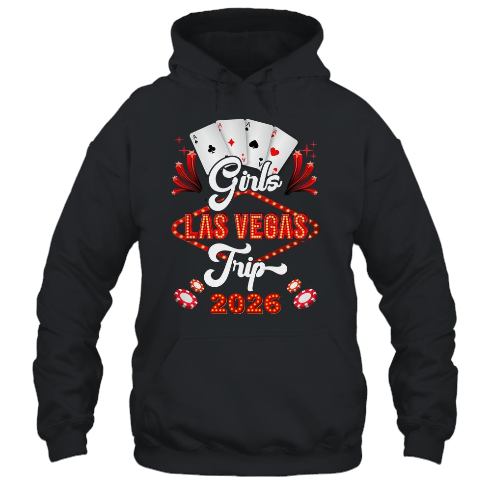 Girls Las Vegas Trip 2026 Family Squad Vacation Matching Shirt & Tank Top | teecentury
