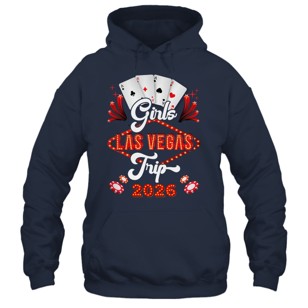 Girls Las Vegas Trip 2026 Family Squad Vacation Matching Shirt & Tank Top | teecentury