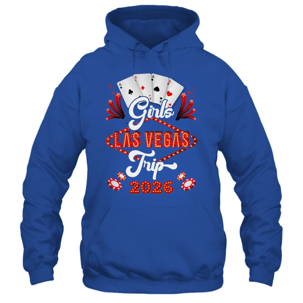 Girls Las Vegas Trip 2026 Family Squad Vacation Matching Shirt & Tank Top | teecentury