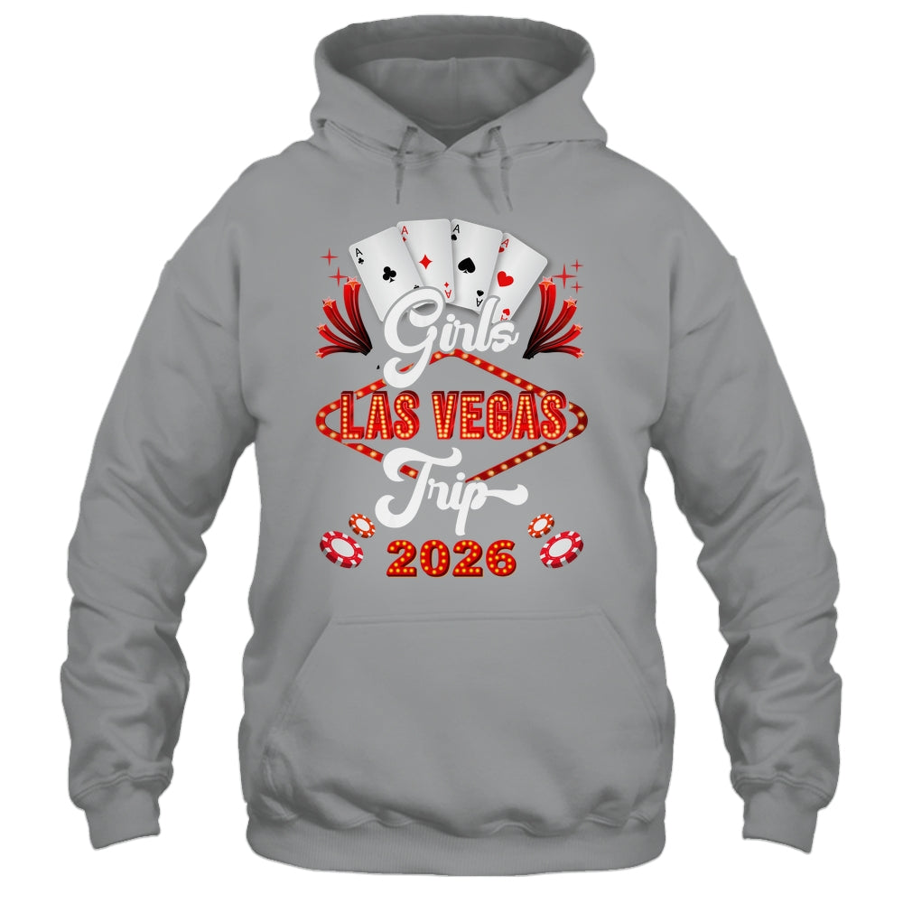 Girls Las Vegas Trip 2026 Family Squad Vacation Matching Shirt & Tank Top | teecentury