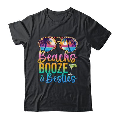 Girls Trip 2024 Funny Matching Shirt Beaches Booze Besties Shirt & Tank Top | teecentury
