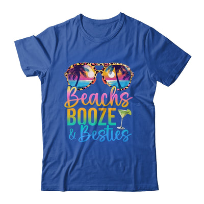 Girls Trip 2024 Funny Matching Shirt Beaches Booze Besties Shirt & Tank Top | teecentury