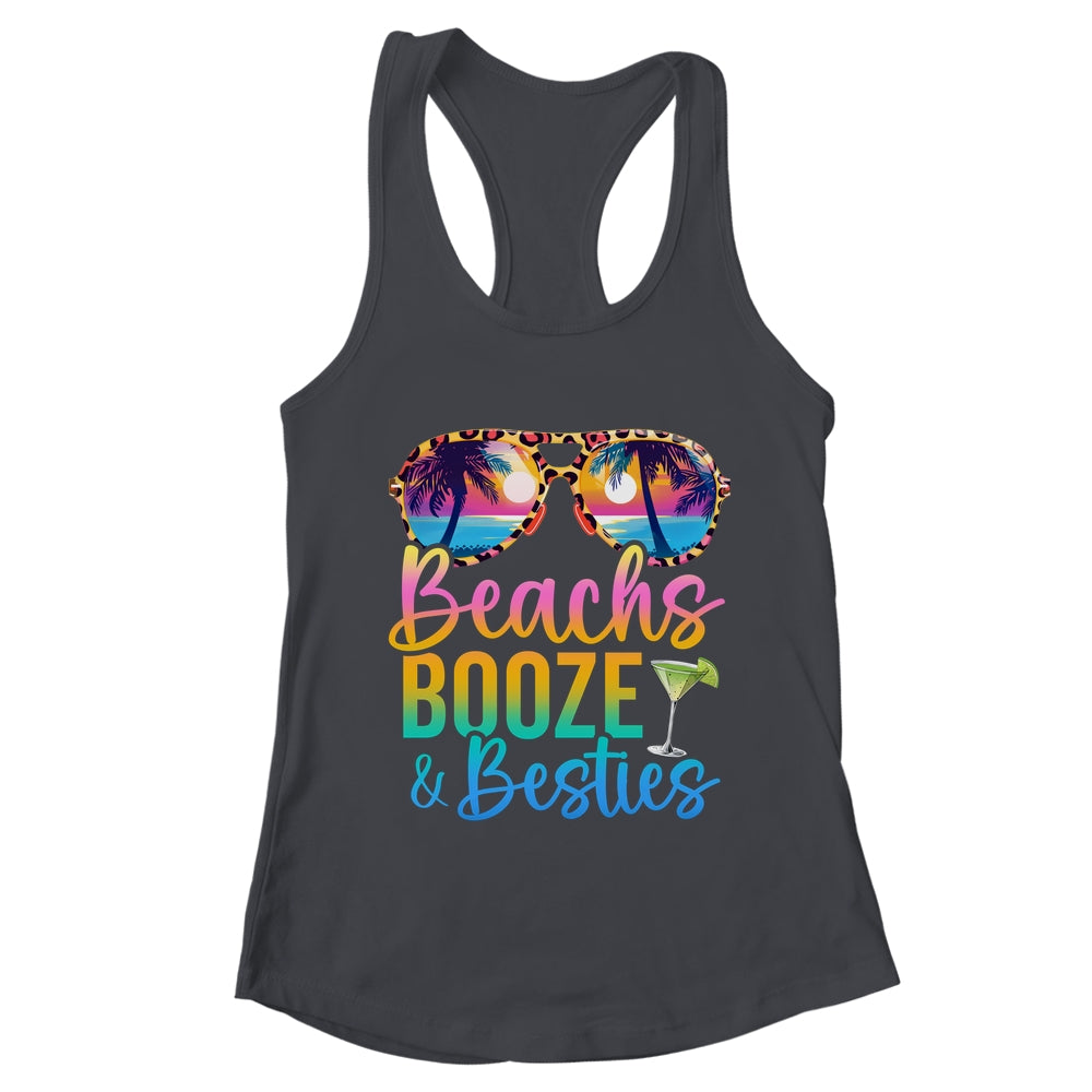 Girls Trip 2024 Funny Matching Shirt Beaches Booze Besties Shirt & Tank Top | teecentury