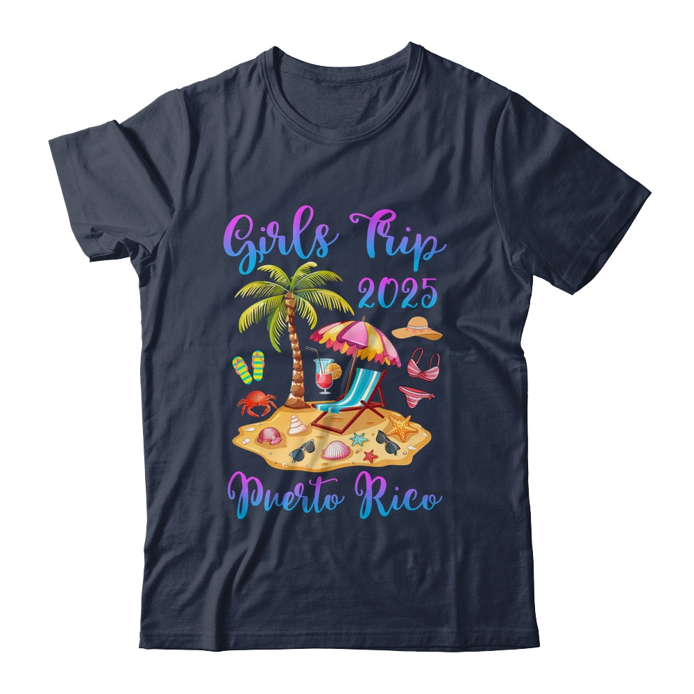 Girls Trip 2025 Beach Vacation Puerto Rico Matching Group Shirt & Tank Top | teecentury