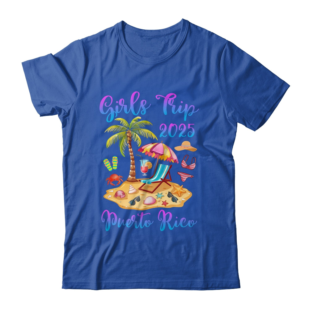 Girls Trip 2025 Beach Vacation Puerto Rico Matching Group Shirt & Tank Top | teecentury