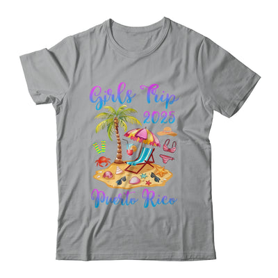 Girls Trip 2025 Beach Vacation Puerto Rico Matching Group Shirt & Tank Top | teecentury