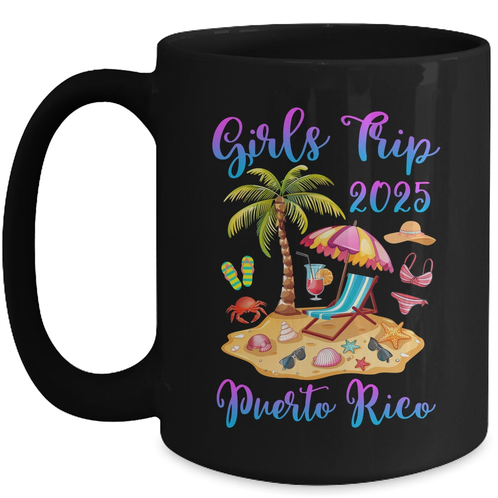 Girls Trip 2025 Beach Vacation Puerto Rico Matching Group Mug | teecentury