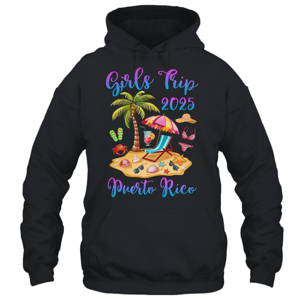 Girls Trip 2025 Beach Vacation Puerto Rico Matching Group Shirt & Tank Top | teecentury