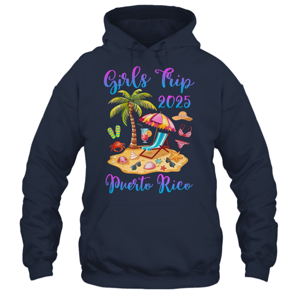 Girls Trip 2025 Beach Vacation Puerto Rico Matching Group Shirt & Tank Top | teecentury