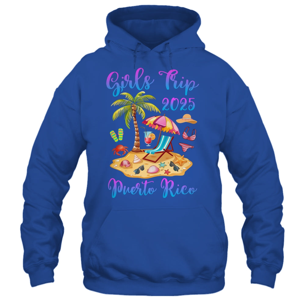 Girls Trip 2025 Beach Vacation Puerto Rico Matching Group Shirt & Tank Top | teecentury