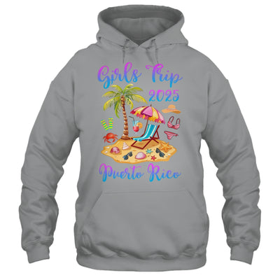 Girls Trip 2025 Beach Vacation Puerto Rico Matching Group Shirt & Tank Top | teecentury