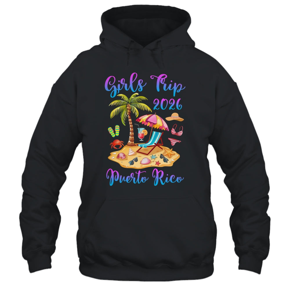 Girls Trip 2026 Beach Vacation Puerto Rico Matching Group Shirt & Tank Top | teecentury