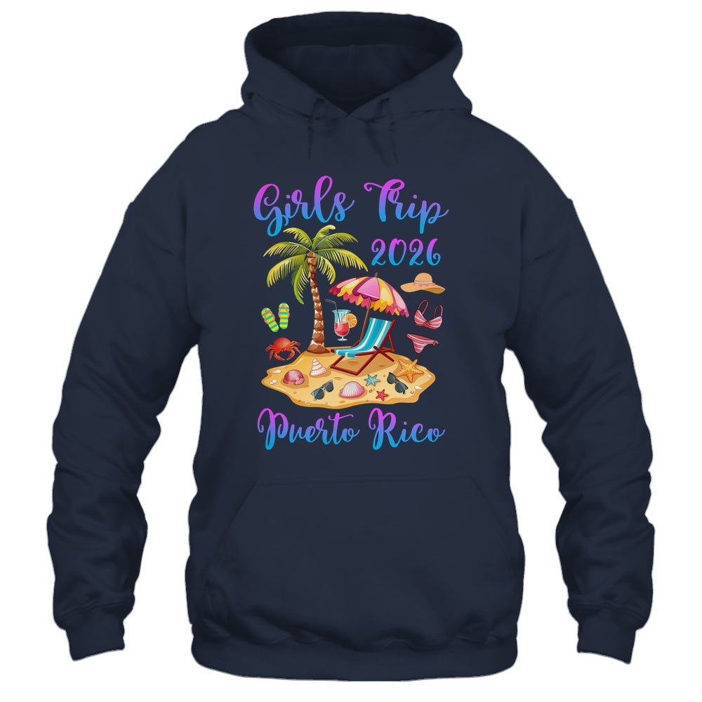 Girls Trip 2026 Beach Vacation Puerto Rico Matching Group Shirt & Tank Top | teecentury