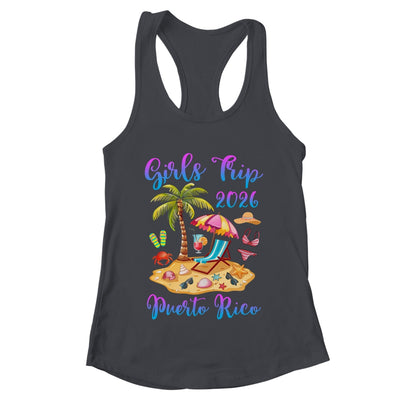 Girls Trip 2026 Beach Vacation Puerto Rico Matching Group Shirt & Tank Top | teecentury