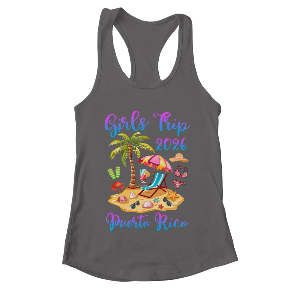 Girls Trip 2026 Beach Vacation Puerto Rico Matching Group Shirt & Tank Top | teecentury