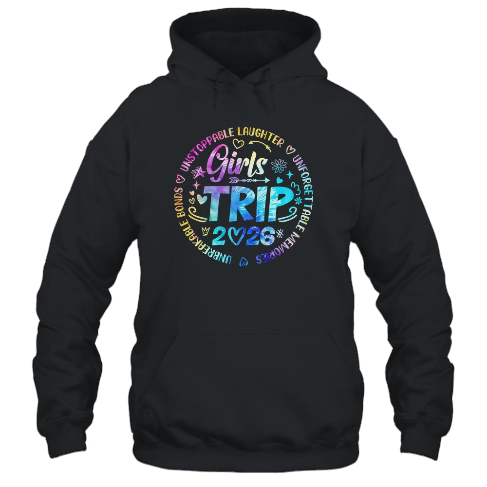 Girls Trip 2026 Friends Weekend Sisters Vacation Matching Shirt & Tank Top | teecentury