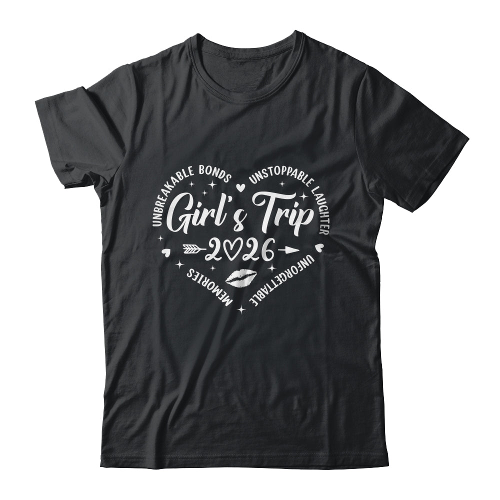 Girls Trip 2026 Weekend Vacation Matching Besties Womens Shirt & Tank Top | teecentury