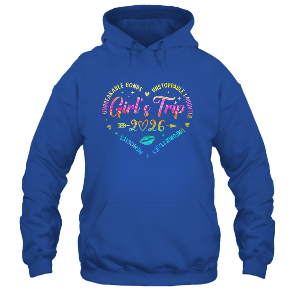 Girls Trip 2026 Womens Weekend Memories Vacation Matching Besties Shirt & Tank Top | teecentury