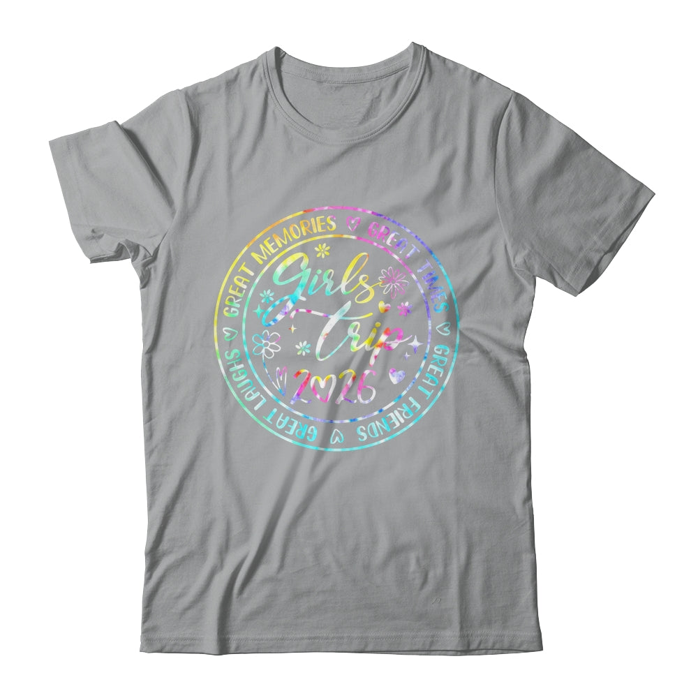 Girls Trip 2026 Womens Weekend Vacation Matching Besties Shirt & Tank Top | teecentury