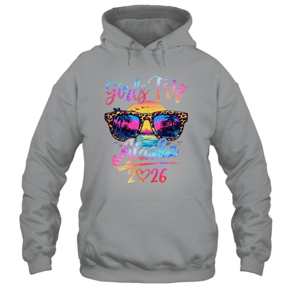 Girls Trip Alaska 2026 Matching Summer Vacation Women Shirt & Hoodie | teecentury