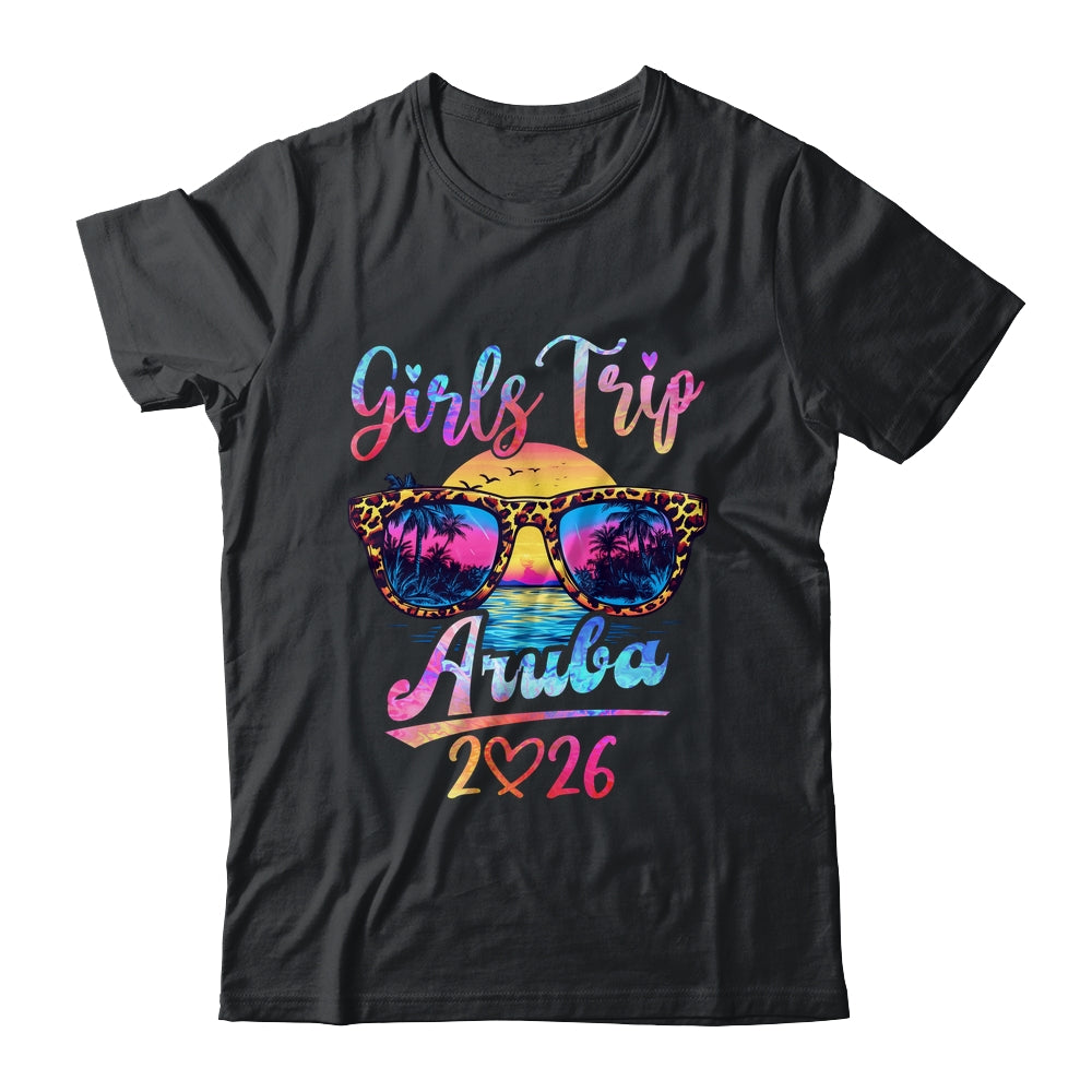 Girls Trip Aruba 2026 Matching Summer Vacation Women Shirt & Tank Top | teecentury