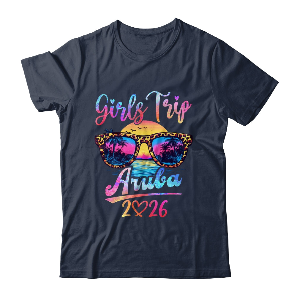 Girls Trip Aruba 2026 Matching Summer Vacation Women Shirt & Tank Top | teecentury