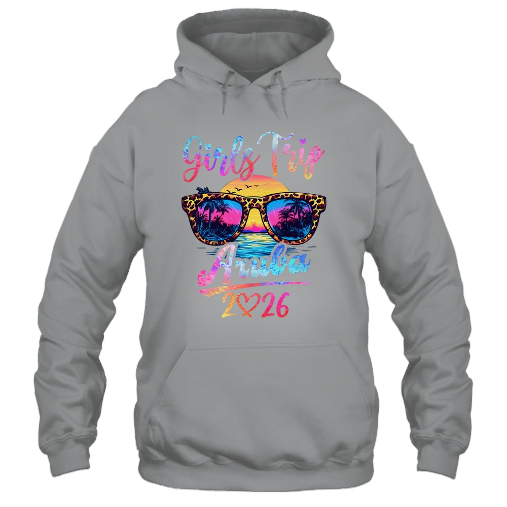 Girls Trip Aruba 2026 Matching Summer Vacation Women Shirt & Tank Top | teecentury