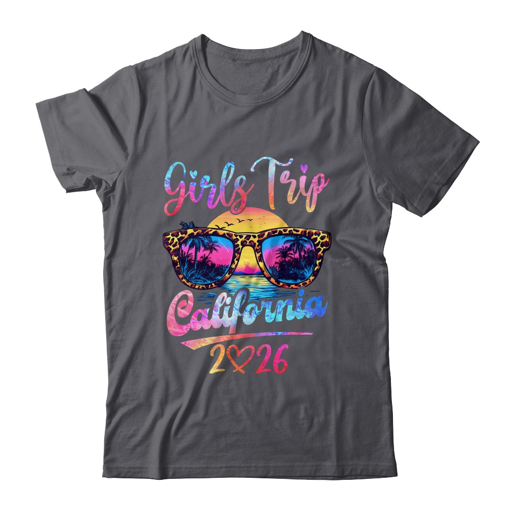Girls Trip California 2026 Matching Summer Vacation Women Shirt & Tank Top | teecentury