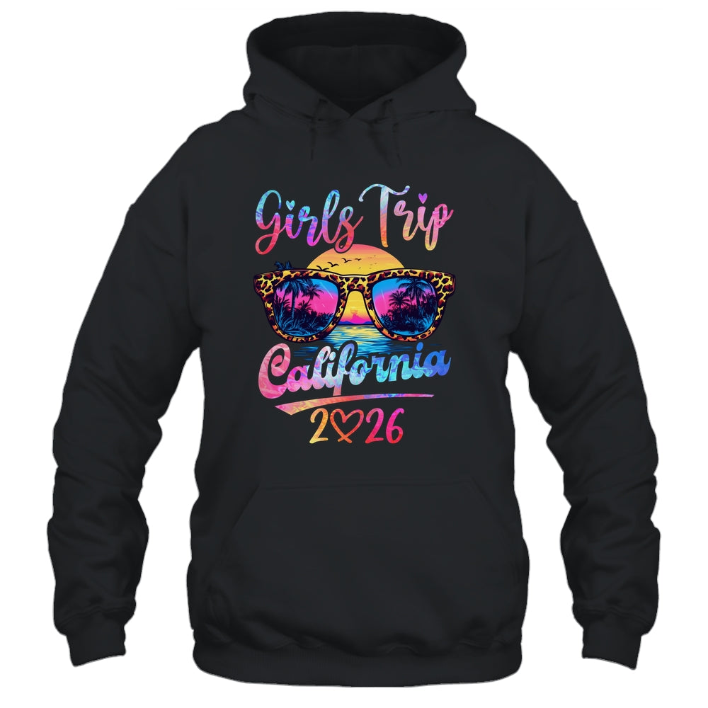 Girls Trip California 2026 Matching Summer Vacation Women Shirt & Tank Top | teecentury