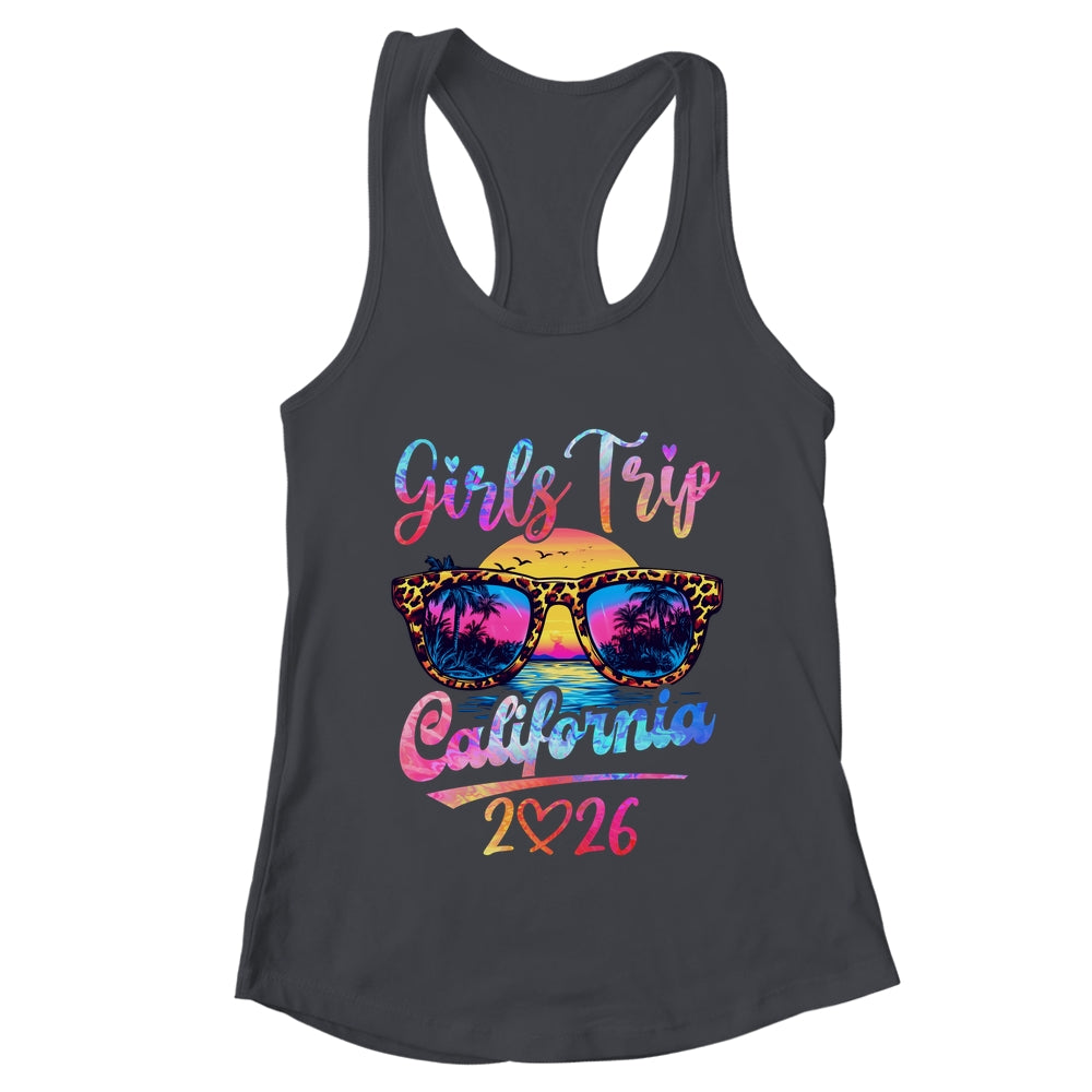 Girls Trip California 2026 Matching Summer Vacation Women Shirt & Tank Top | teecentury