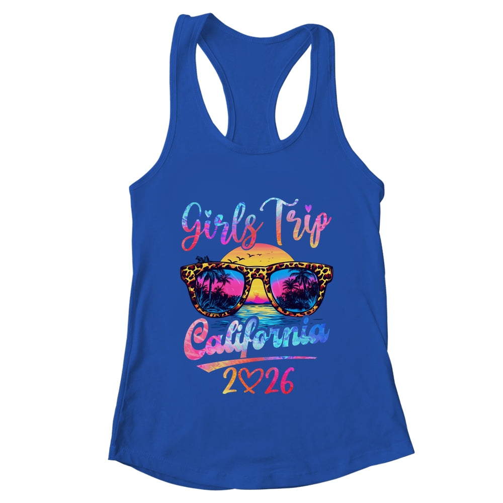 Girls Trip California 2026 Matching Summer Vacation Women Shirt & Tank Top | teecentury