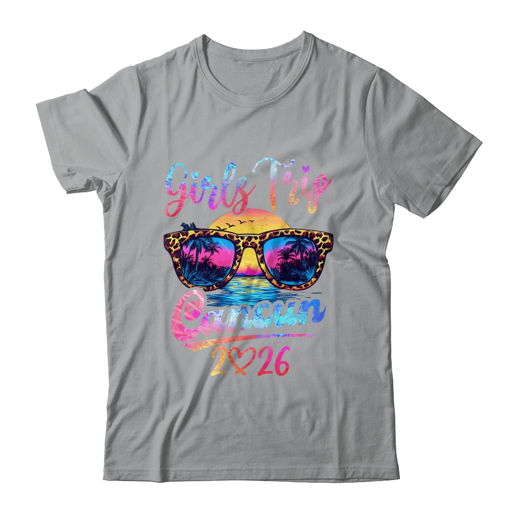 Girls Trip Cancun 2026 Matching Summer Vacation Women Shirt & Tank Top | teecentury