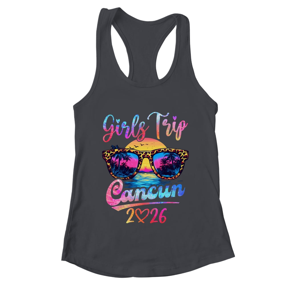 Girls Trip Cancun 2026 Matching Summer Vacation Women Shirt & Tank Top | teecentury