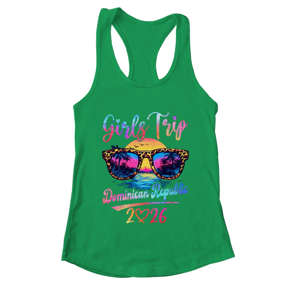 Girls Trip Dominican Republic 2026 Matching Summer Vacation Women Shirt & Tank Top | teecentury
