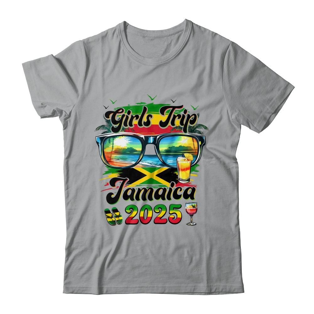 Girls Trip Jamaica 2025 Summer Vacation Matching Group Shirt & Tank Top | teecentury
