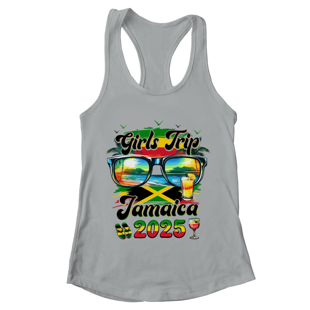 Girls Trip Jamaica 2025 Summer Vacation Matching Group Shirt & Tank Top | teecentury