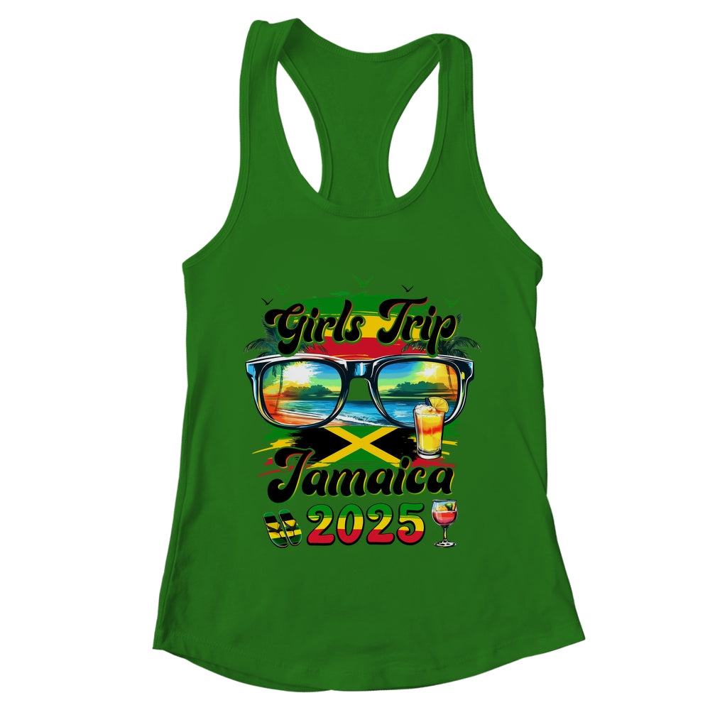 Girls Trip Jamaica 2025 Summer Vacation Matching Group Shirt & Tank Top | teecentury