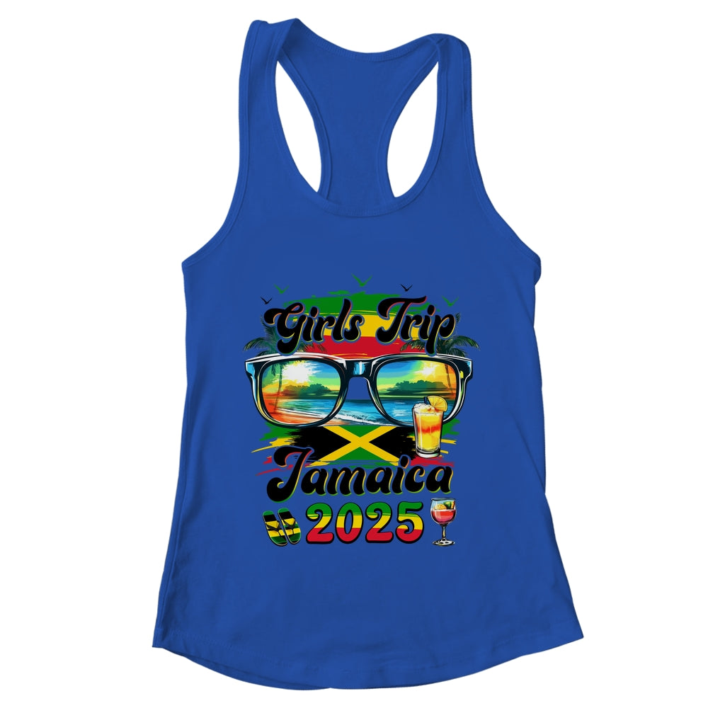 Girls Trip Jamaica 2025 Summer Vacation Matching Group Shirt & Tank Top | teecentury