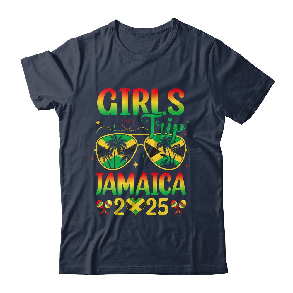 Girls Trip Jamaica 2025 Summer Vintage Beach Sisters Trip Shirt & Tank Top | teecentury