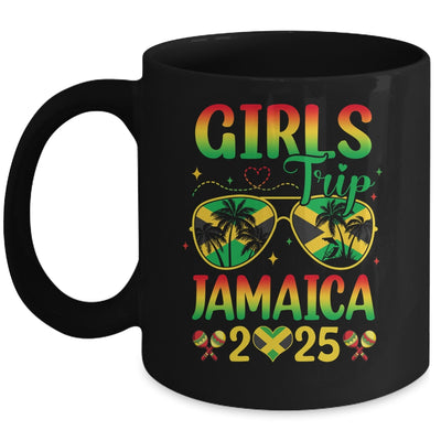 Girls Trip Jamaica 2025 Summer Vintage Beach Sisters Trip Mug | teecentury