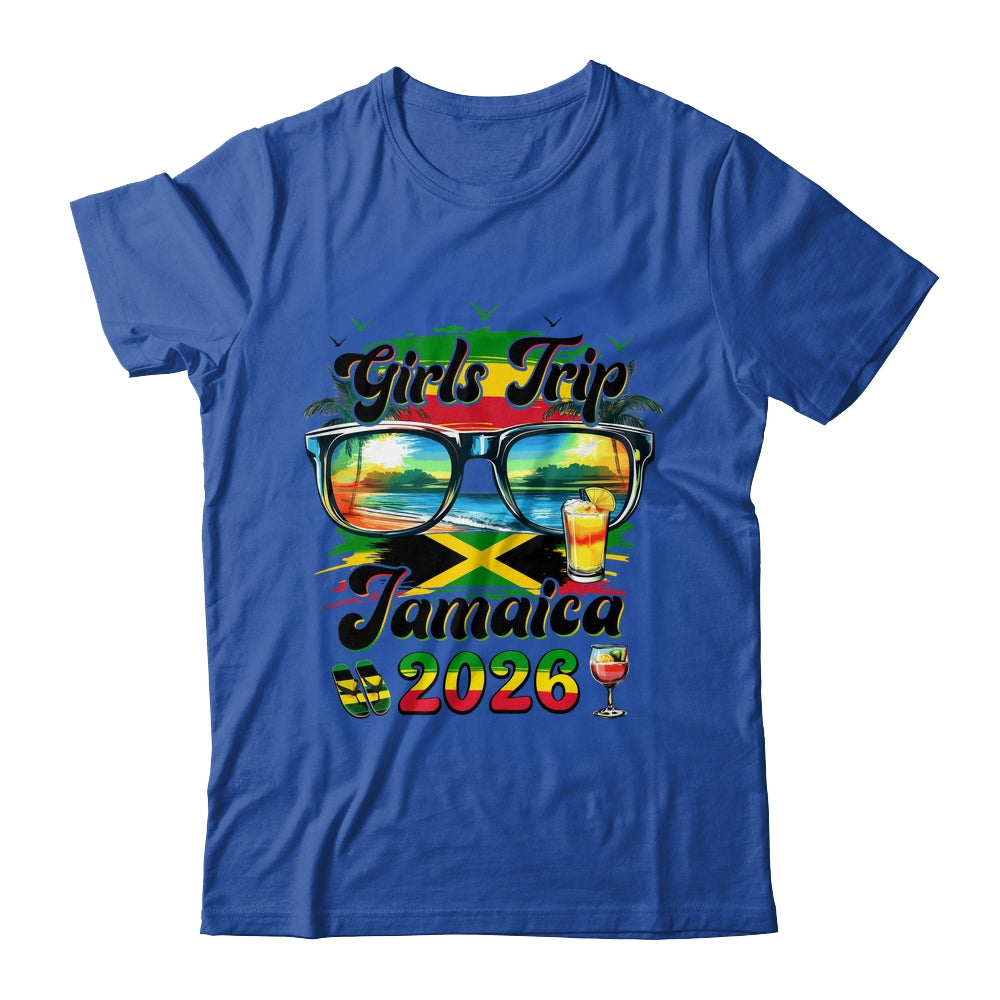 Girls Trip Jamaica 2026 Summer Vacation Matching Group Shirt & Tank Top | teecentury