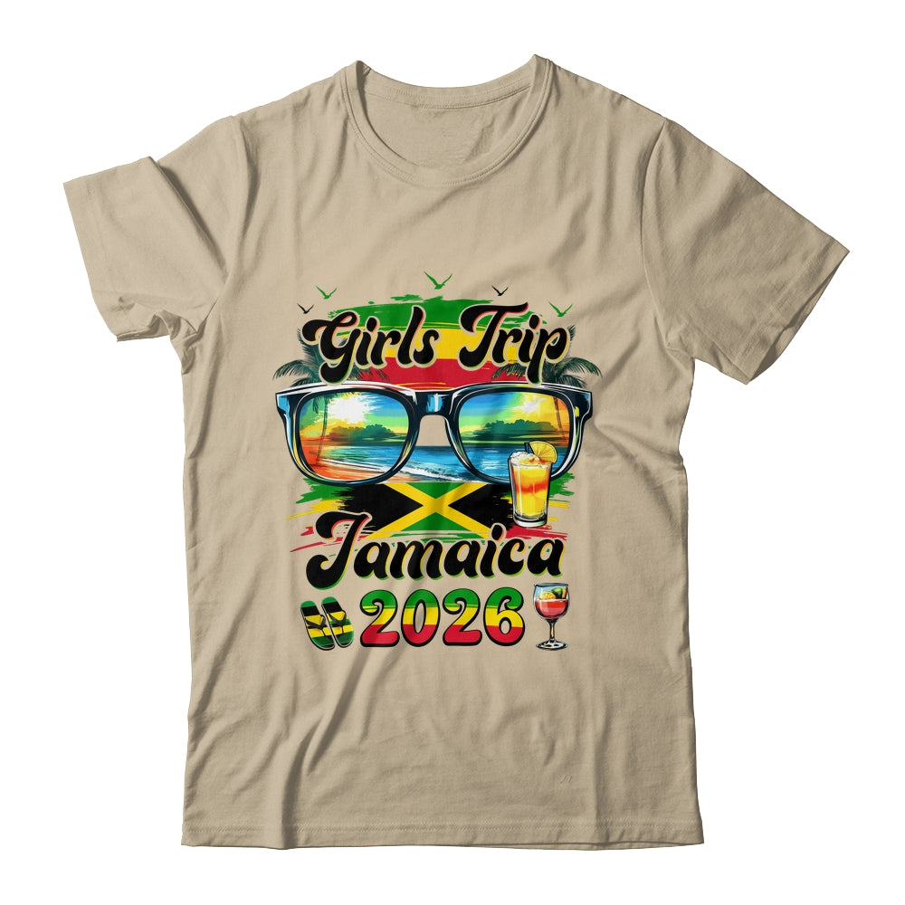 Girls Trip Jamaica 2026 Summer Vacation Matching Group Shirt & Tank Top | teecentury