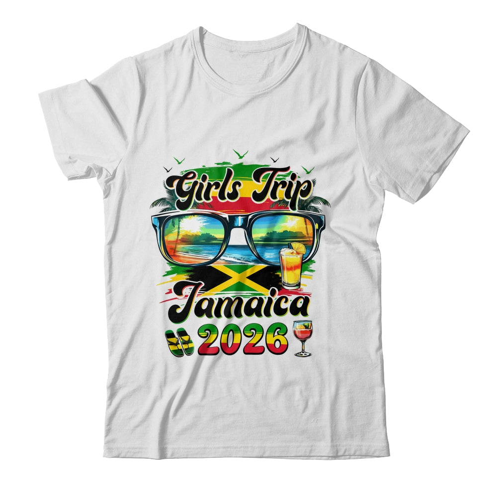 Girls Trip Jamaica 2026 Summer Vacation Matching Group Shirt & Tank Top | teecentury