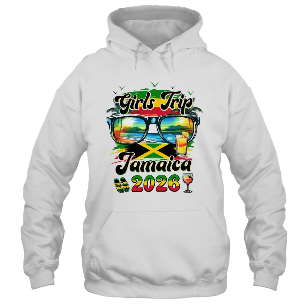 Girls Trip Jamaica 2026 Summer Vacation Matching Group Shirt & Tank Top | teecentury
