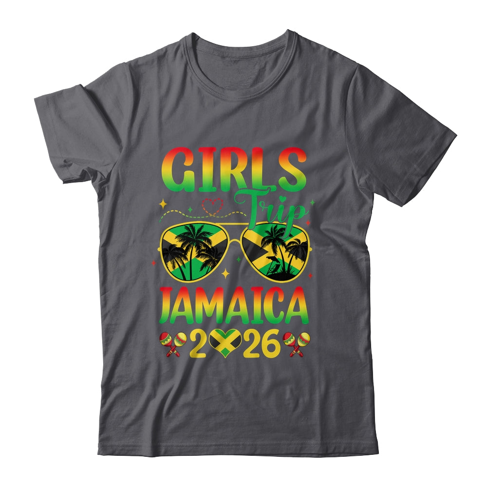 Girls Trip Jamaica 2026 Summer Vintage Beach Sisters Trip Shirt & Tank Top | teecentury