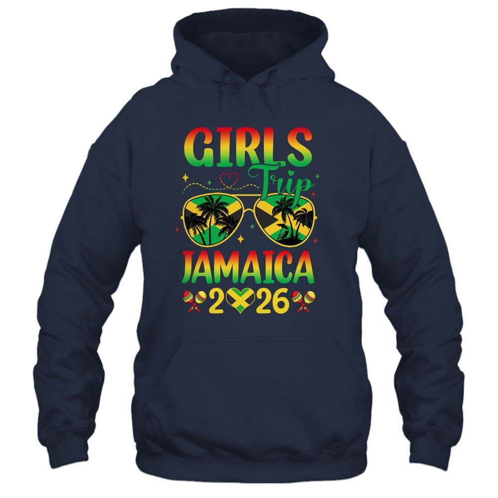 Girls Trip Jamaica 2026 Summer Vintage Beach Sisters Trip Shirt & Tank Top | teecentury