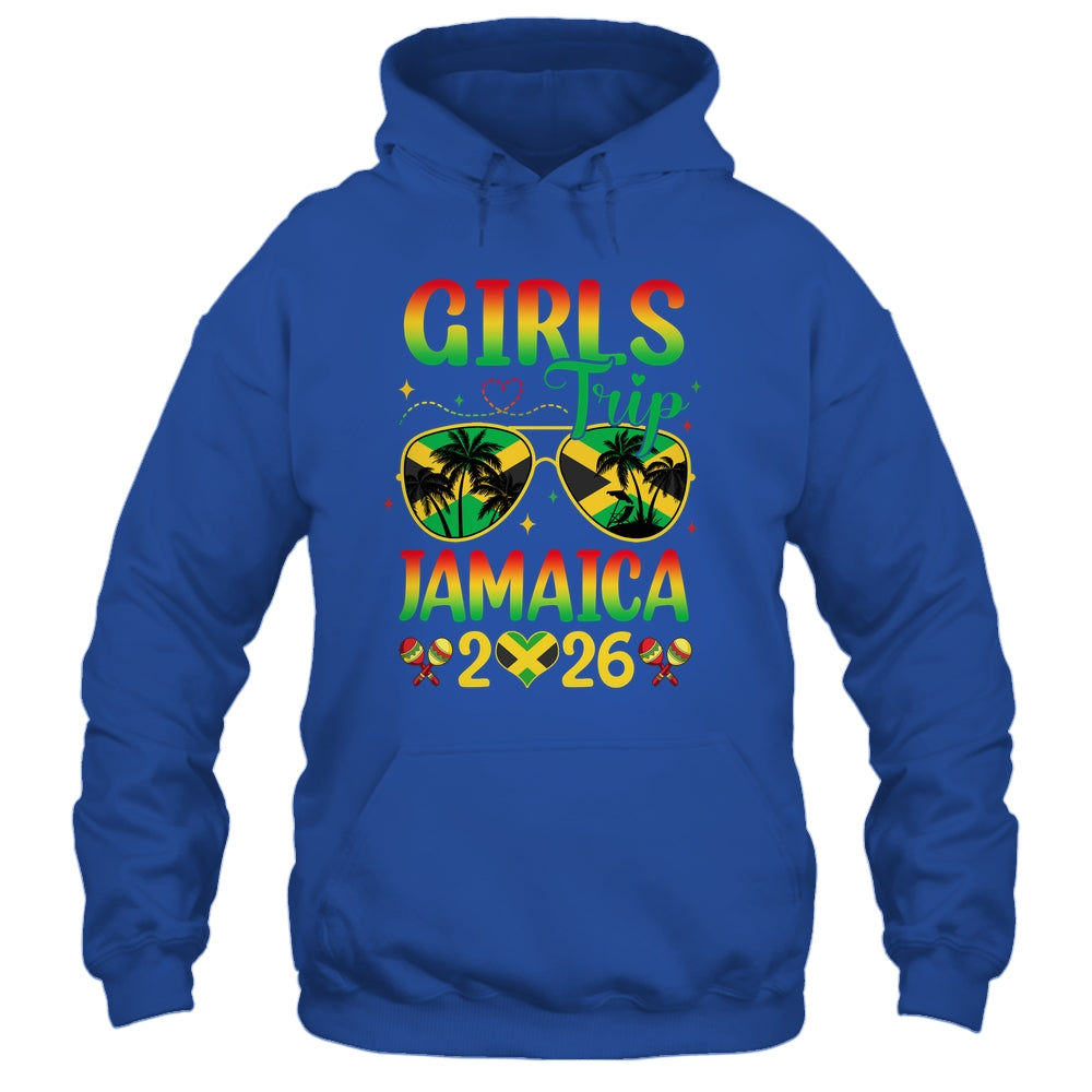 Girls Trip Jamaica 2026 Summer Vintage Beach Sisters Trip Shirt & Tank Top | teecentury